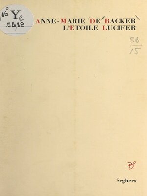 cover image of L'étoile Lucifer